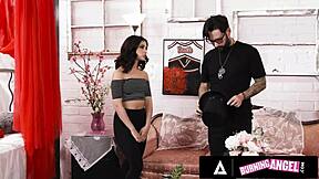 burning angel - naughty petite 18+ jane wilde deepthroats cock before pussy fucked hard