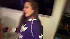 Sexy College Babe Showing Off Her Big Ass in Solo Play