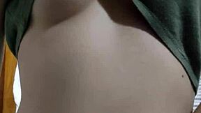 i'm showing my big tits while having some fun, oops