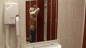 Hot Blonde Assfucked Hard At Spa