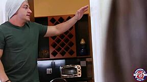 HUNK FUCKS BUSTY AALIYAH ON COUCH