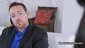 i'm a black teen bouncing on dean's lucky white cock, oh god it's so big!