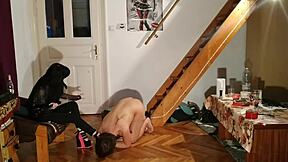 beth kinky slave getting kicked 😈