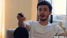 sarah vandella sucks stepson's cock with kimmy kimm