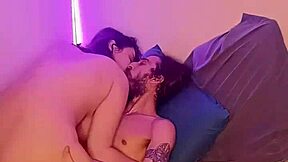 Delicia De Macho Sucks Dick Then Rides It Hard In Complete Red Video