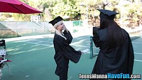 Can Leya Falcon handle fucking a teen babe?