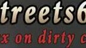 Valerie White, Cute Little 18+ Blondie, Bound In Outdoor Voyeur Domination!