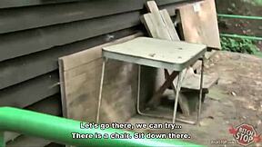 Busty Michala Gets Fucked Outdoor On The Street With Blowjob Pov 😍