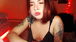 sensual teen 18+ rubbing her pussy firmly just for you - live action from dominica