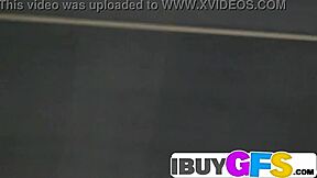 teen rubbing her pussy in the shower, want to join?