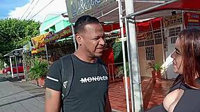 on my way to uni, i met this horny latina who wanted to fuck and i couldn't resist 😏 deepthroat action