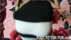 Hey, check out my 18yo feet in femdom POV!