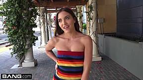 Jessa Blue on her knees moaning in the stairwell, taking doggystyle from behind! 😈🔥