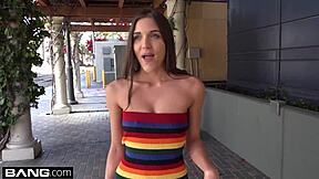 Jessa Blue on her knees moaning in the stairwell, taking doggystyle from behind! 😈🔥