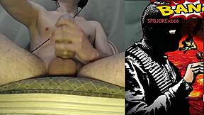 i gets huge handjob from teen on my big cock in povs