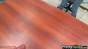 teen girl alexis grace tries facial cumshot