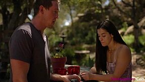 Abbie Maley Rides Big Cock in Mixed Family Vol 5 Ep 4 Scene