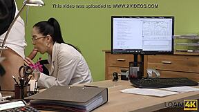 loan4k teen 18+ interviewed and licked at casting