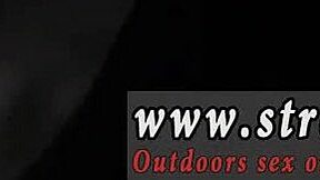 anya olsen's rough outdoor romp gets cum on teen panties in public.