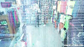 Lp Officer Spreads Eagle To Fuck Violet Rains Tight Shaved Pussy In Shop