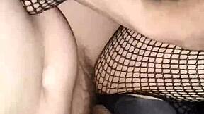 19 year old gets fucked feet in fishnet stockings, feel it?