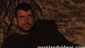 Horny teen brunette says, I’m jumping on this hard dick now!