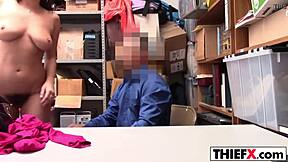 Chatting about how becoming a thief is a hard job in the office garage