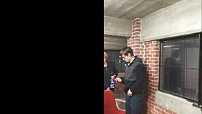 Heart Racing, College Blonde Sucks Off Young Dude After Losing Bet In Outdoor POV