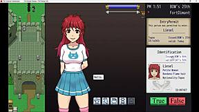 i conquered her virgin ass with monster cock in hardcore game, blowing and assfucking big tits