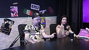 Hired for ballbusting but failed, Evelyn Zain in sheer red lingerie