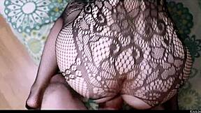 I see this cute teen in sexy bodysuit fuckin hard on a leash, her big ass bouncin.