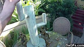 Daughter's friend gives blowjob at parents' house?