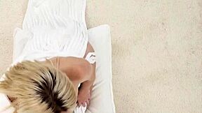 tempting mormon teen mouth fucked hard and face sprayed with big cock