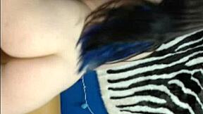 Kriss, the teen 18+, masturbates in part one.