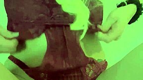 sexy lingerie babe masturbates solo with cute tits on display. watch this european blonde teen 18+ get wild! 😍