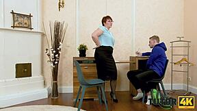 Insistent Fellow Fucks Submissive Tutor At Her Place