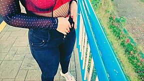 Learn how a stunning Colombian with a big butt agrees to outdoor fun for cash.