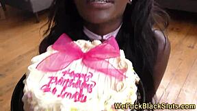 Ebony Teen Group Fucked Hard in HD