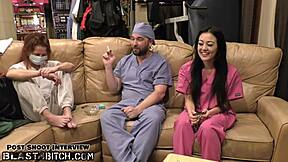 Teen Nurse Blaire Celeste Gets Pussy Filled With Cum By Doctor