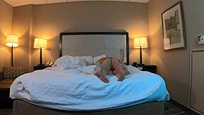 old man cums inside petite teen's sexy tatted pussy after hardcore sex