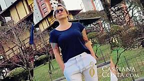 One fucks me while I suck the other - Cassiana Costa