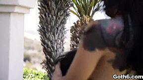 Petite Brunette Punk Gina Valentina Gets Hardcore Blowjob and Sex with Owen Gray