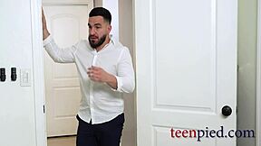 Hey, this teen 18+ is set on losing her virginity before classes start with some doggystyle action