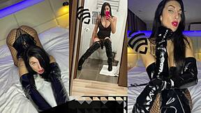 Mistress Liza Virgin Humiliates Her Slave