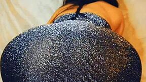 Asian teen couple fucks bent over at party in POV creampie