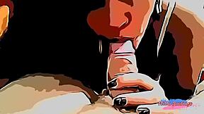 i'm suckin' my uncle's cock and swallowin' his cum without mom seein'