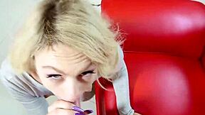 Little Blonde Teen 18+ Takes Monster Cock for Messy Facial Finish