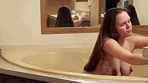 Bathtime Relaxation With Pregnant Wife Featuring Shadebunny