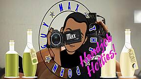 Garnet Rose's Intense Handjob on Monster Cock Behind the Scenes