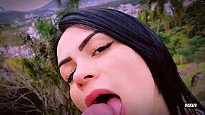 Can You Handle My Stepsister's POV Blowjob Cumshot? Watch Her Swallow Every Drop in This Intense ASMR Session.